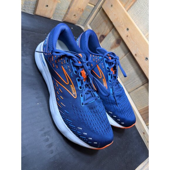 Brooks Glycerin 20 Mens Road Running Shoes Size 13 Blue & Orange Cushion Sole main image 9